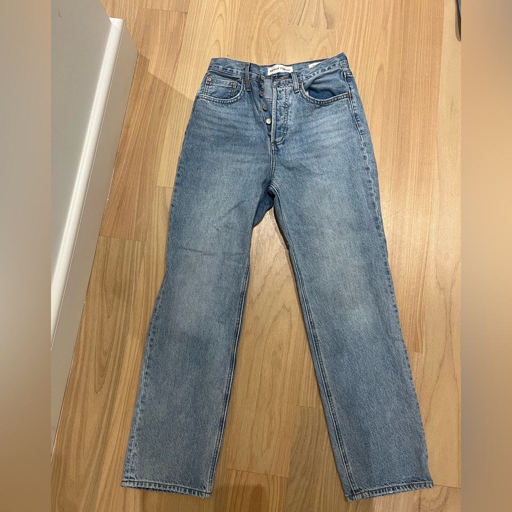 Denim Forum- The Joni High Rise Loose Jean - Size 25